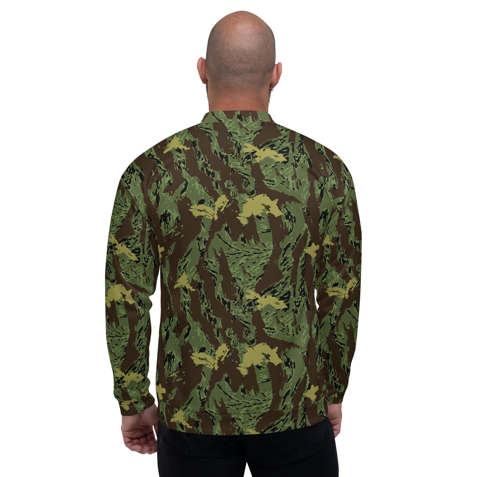Tiger Stripe Special Purpose Canopy CAMO Unisex Bomber Jacket - Jackets