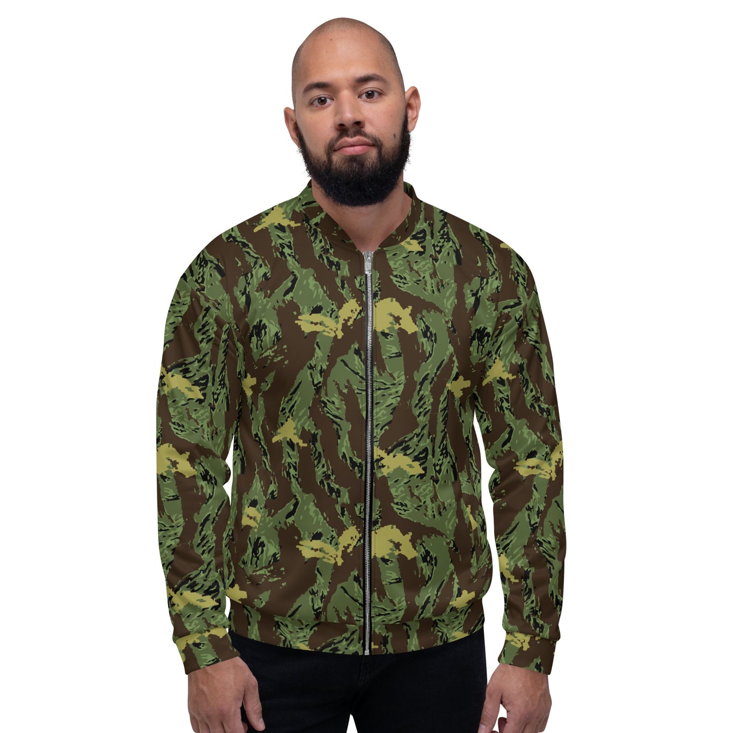 Tiger Stripe Special Purpose Canopy CAMO Unisex Bomber Jacket - Jackets
