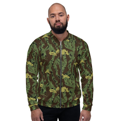 Tiger Stripe Special Purpose Canopy CAMO Unisex Bomber Jacket - Jackets