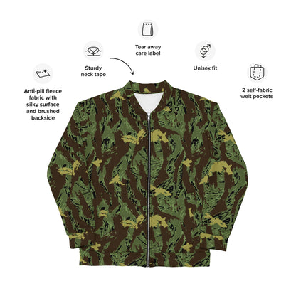 Tiger Stripe Special Purpose Canopy CAMO Unisex Bomber Jacket - Jackets