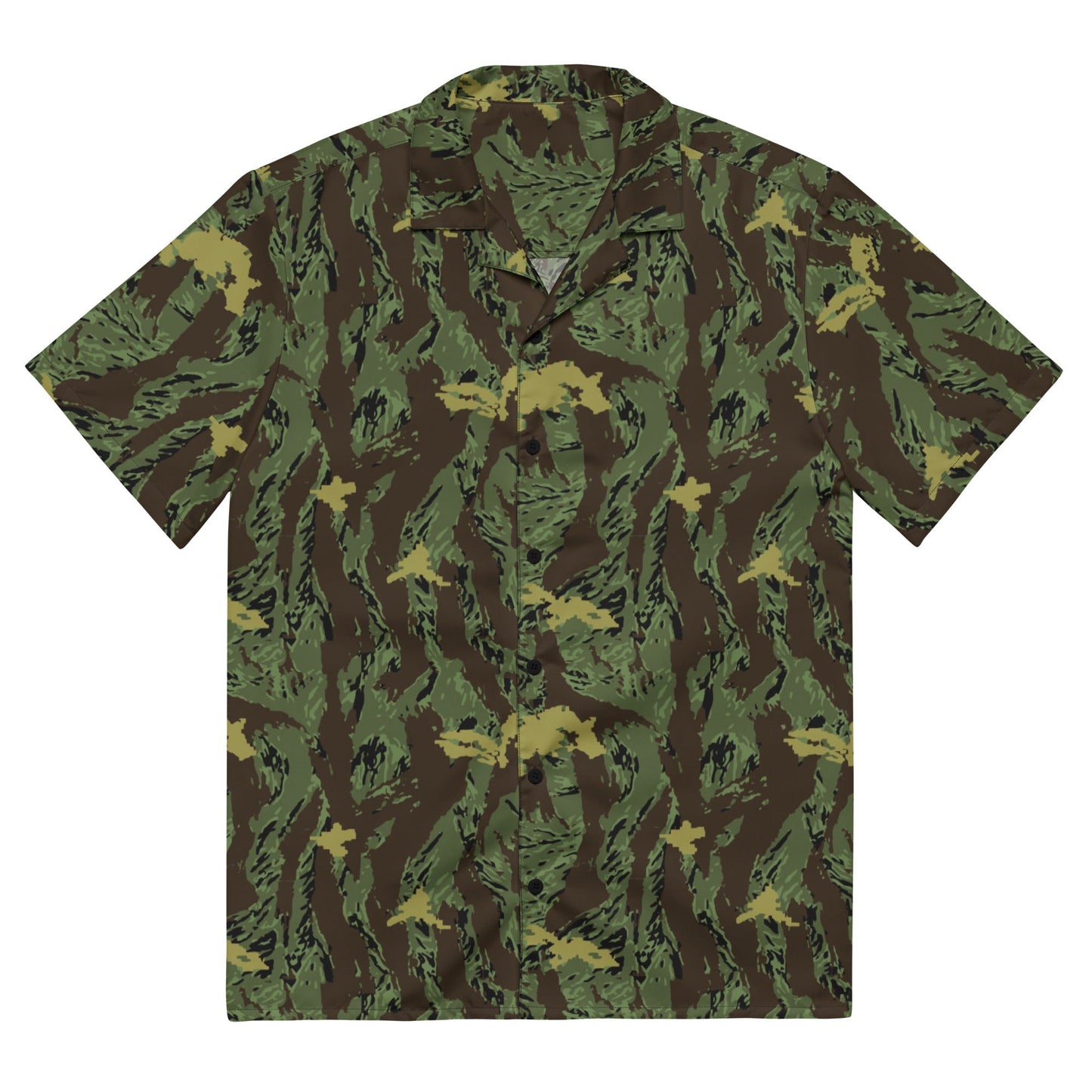 Tiger Stripe Special Purpose Canopy CAMO Unisex button shirt - 2XS - Button Shirts