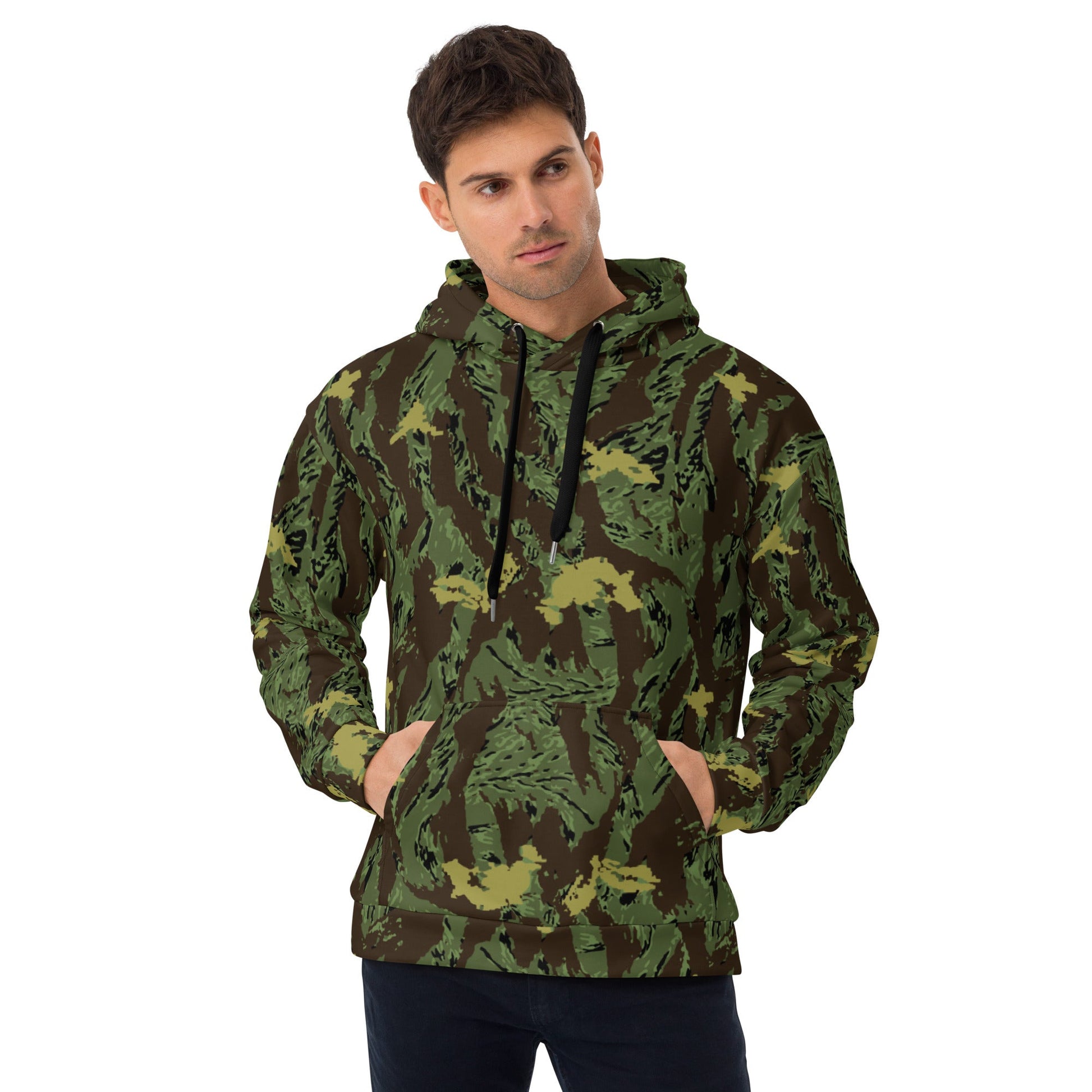 Tiger Stripe Special Purpose Canopy CAMO Unisex Hoodie - 2XS - Hoodies