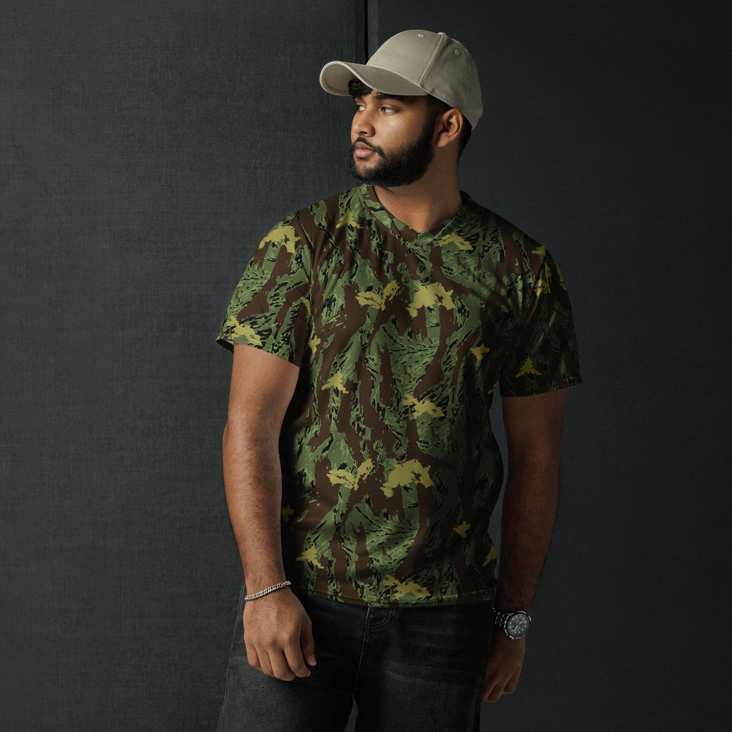 Tiger Stripe Special Purpose Canopy CAMO unisex sports jersey - Sports Jerseys