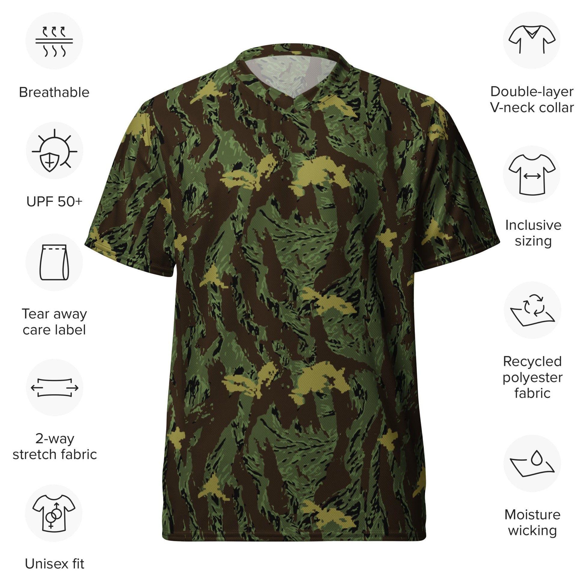 Tiger Stripe Special Purpose Canopy CAMO unisex sports jersey - Sports Jerseys