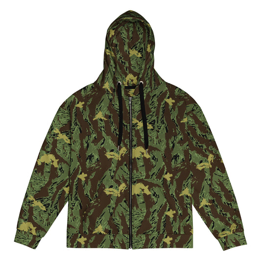 Tiger Stripe Special Purpose Canopy CAMO Unisex zip hoodie - 2XS - Zip Hoodies