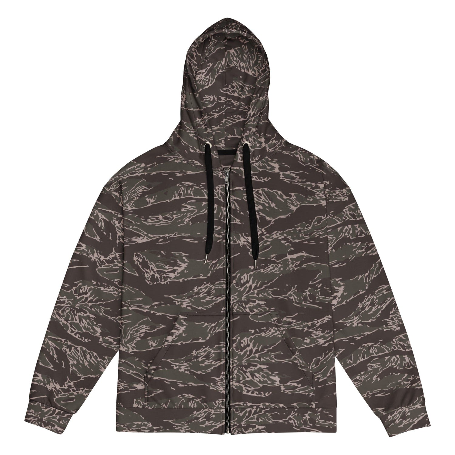 Tiger Stripe Urban CAMO Unisex zip hoodie - Zip Hoodies