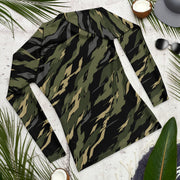 Tiger Stripe Vanguard Jungle CAMO Mens Long-Sleeve Rash Guard - LS