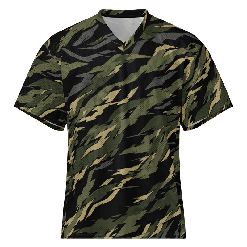 Tiger Stripe Vanguard Jungle CAMO Unisex American Football Jersey - 2XS