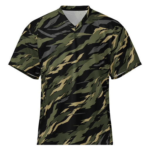 Tiger Stripe Vanguard Jungle CAMO Unisex American Football Jersey - 2XS