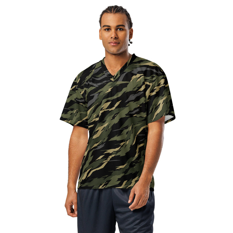 Tiger Stripe Vanguard Jungle CAMO Unisex American Football Jersey