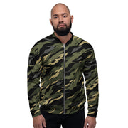Tiger Stripe Vanguard Jungle CAMO Unisex Bomber Jacket