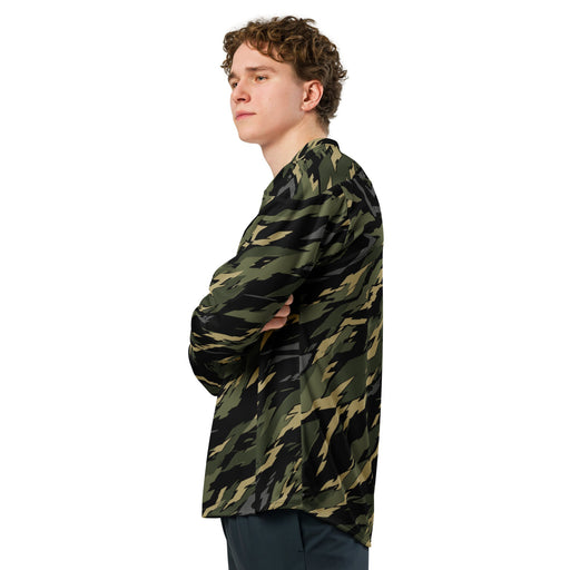 Tiger Stripe Vanguard Jungle CAMO Unisex Hockey Fan Jersey - 2XS