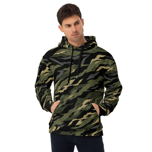 Tiger Stripe Vanguard Jungle CAMO Unisex Hoodie - 2XS