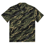 Tiger Stripe Vanguard Jungle CAMO Unisex Short-Sleeve Button Shirt - 2XS - Button-Up