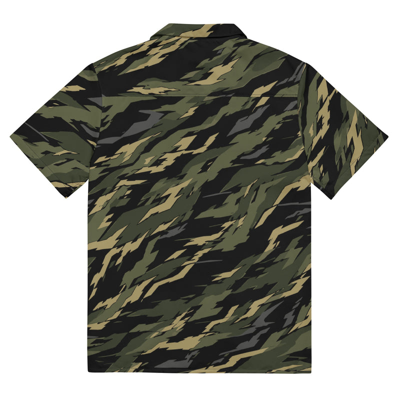 Tiger Stripe Vanguard Jungle CAMO Unisex Short-Sleeve Button Shirt - Button-Up