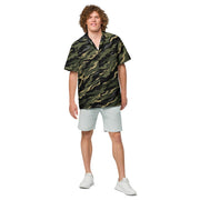 Tiger Stripe Vanguard Jungle CAMO Unisex Short-Sleeve Button Shirt - Button-Up