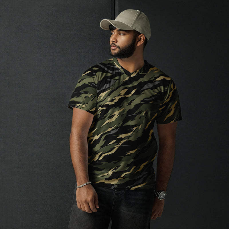 Tiger Stripe Vanguard Jungle CAMO Unisex Sports Jersey