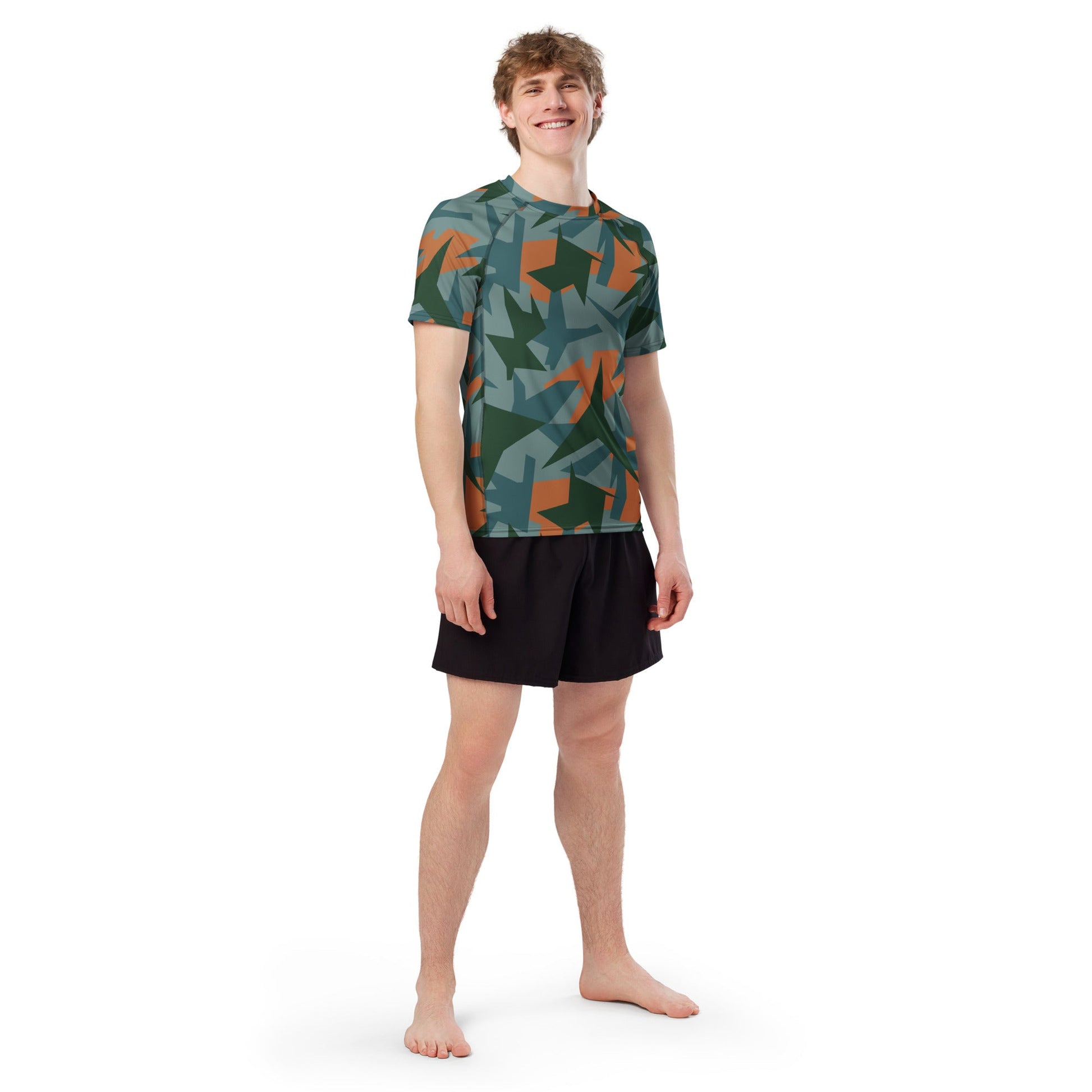 Titanfall Splinter Contrast CAMO Mens Short-Sleeve Rash Guard
