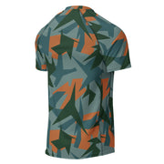 Contrast Vector CAMO Mens Short-Sleeve Rash Guard - SS