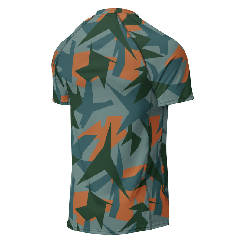 Contrast Vector CAMO Mens Short-Sleeve Rash Guard - SS