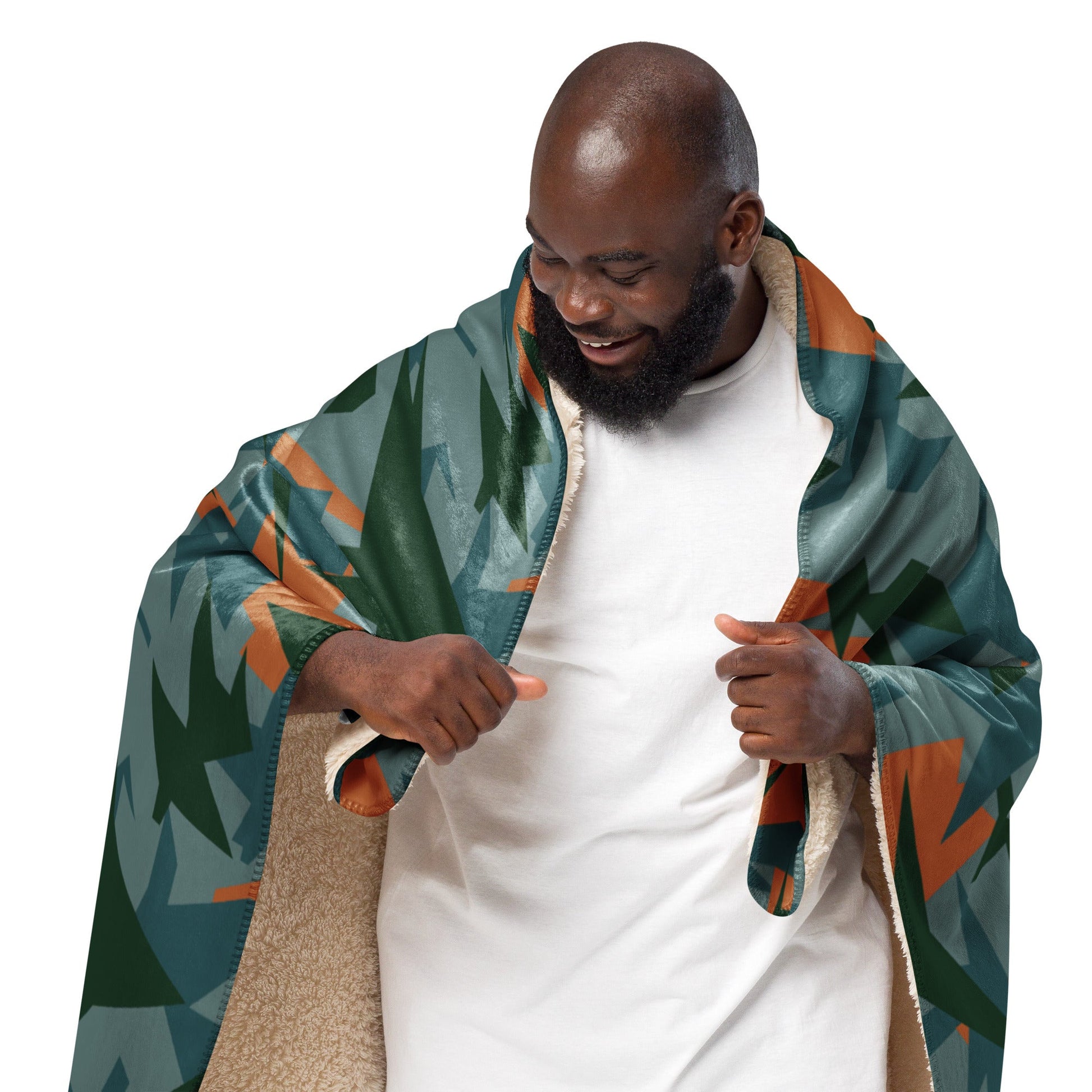 Titanfall Splinter Contrast CAMO Sherpa Blanket