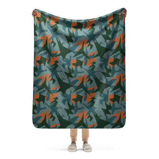 Contrast Vector CAMO Sherpa Blanket - 50″×60″