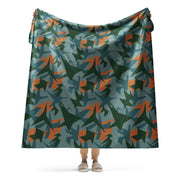 Contrast Vector CAMO Sherpa Blanket - 60″×80″