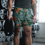 Contrast Vector CAMO Unisex Athletic Long Shorts - 2XS