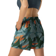 Contrast Vector CAMO Unisex Athletic Long Shorts