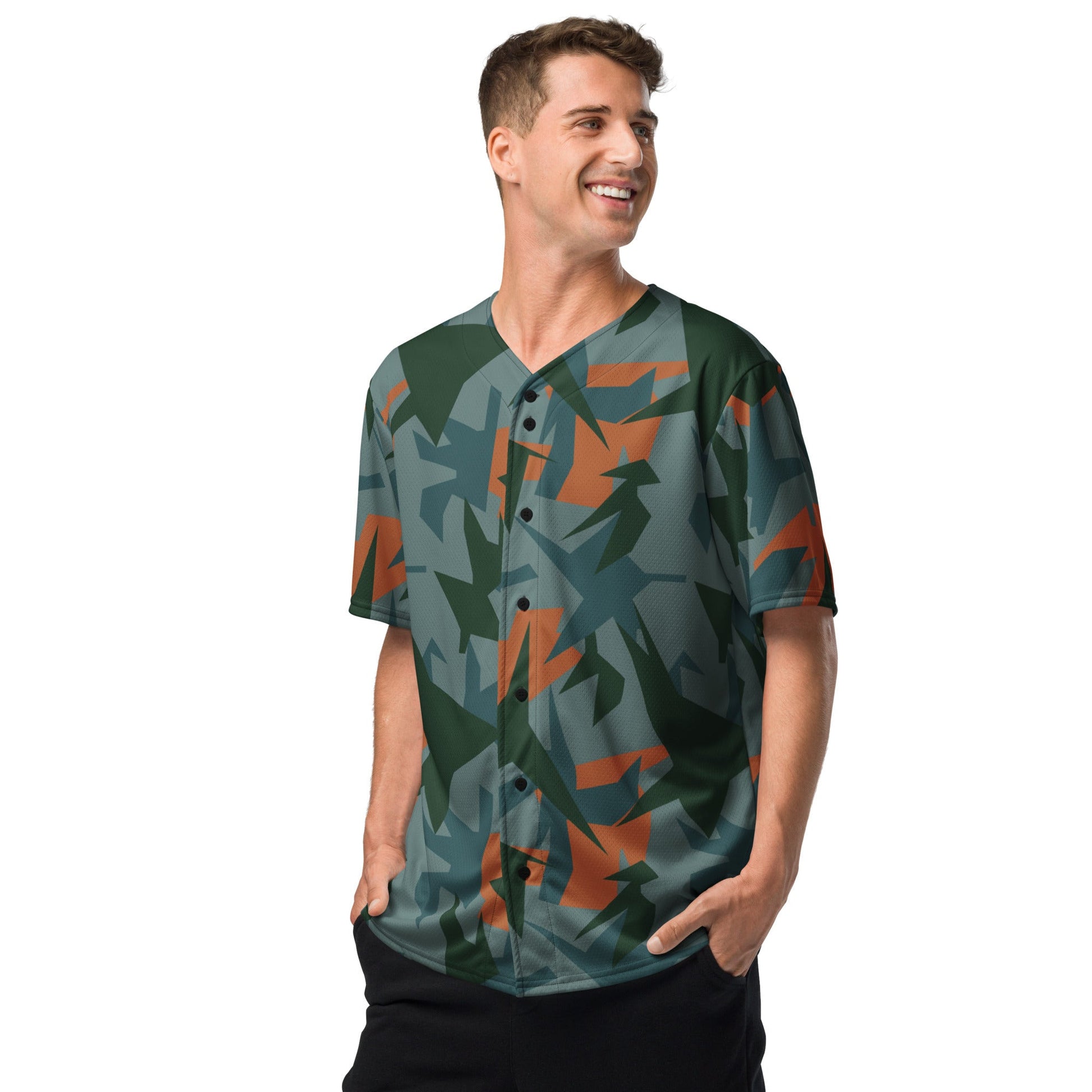 Titanfall Splinter Contrast CAMO Unisex Baseball Jersey
