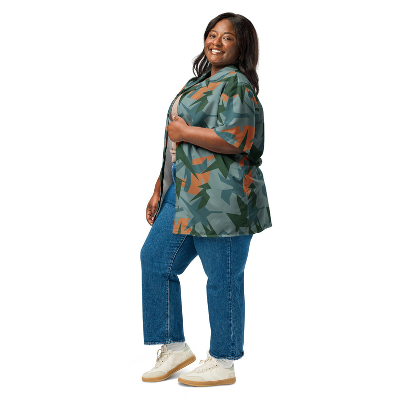 Contrast Vector CAMO Unisex Short-Sleeve Button Shirt - Button-Up