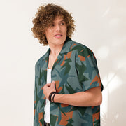 Contrast Vector CAMO Unisex Short-Sleeve Button Shirt - 2XS - Button-Up