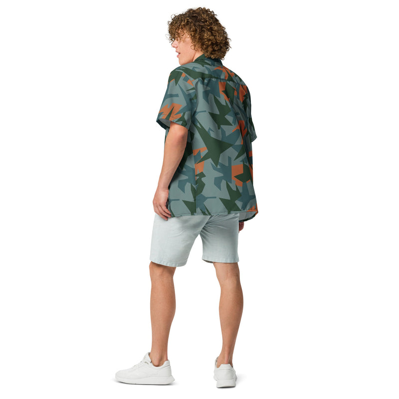 Contrast Vector CAMO Unisex Short-Sleeve Button Shirt - Button-Up