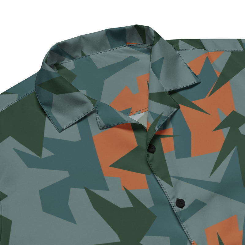 Contrast Vector CAMO Unisex Short-Sleeve Button Shirt - Button-Up
