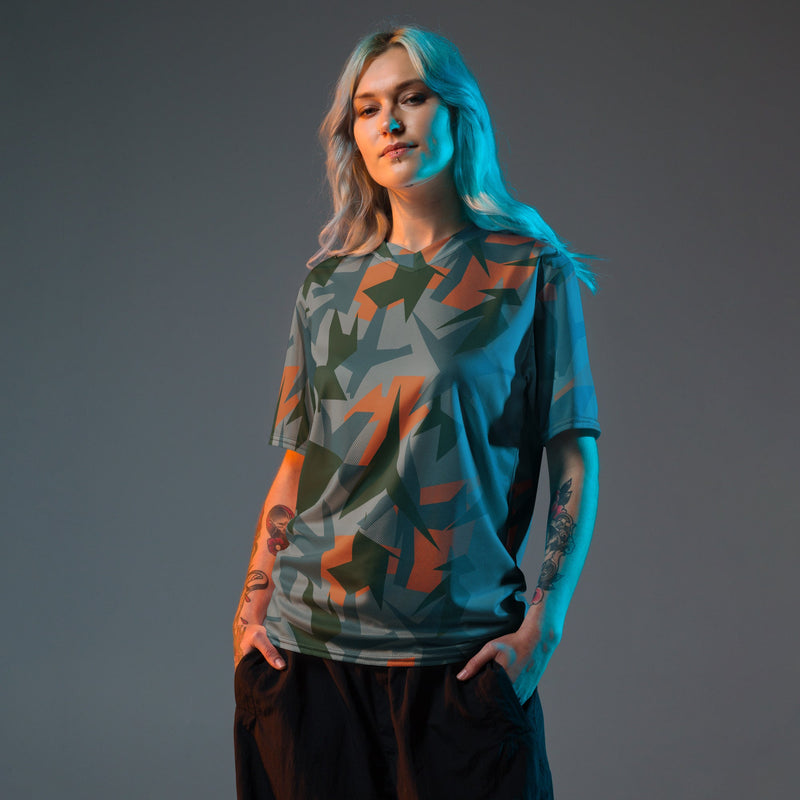 Contrast Vector CAMO Unisex Sports Jersey