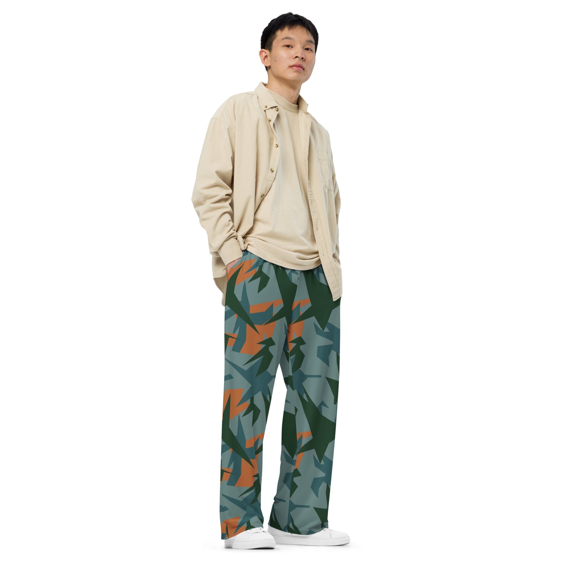 Titanfall Splinter Contrast CAMO Unisex Wide-Leg Leisure Pants