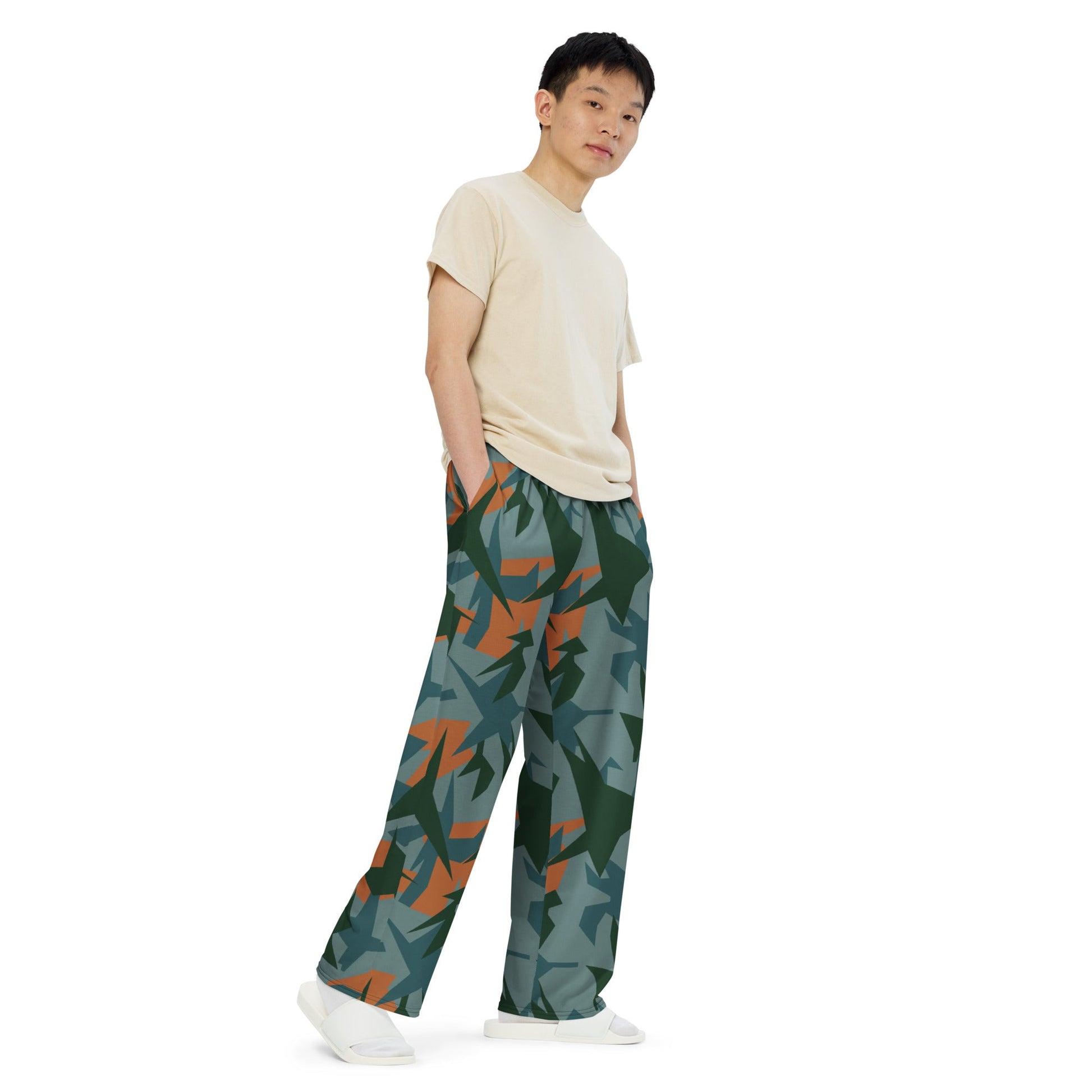 Titanfall Splinter Contrast CAMO Unisex Wide-Leg Leisure Pants