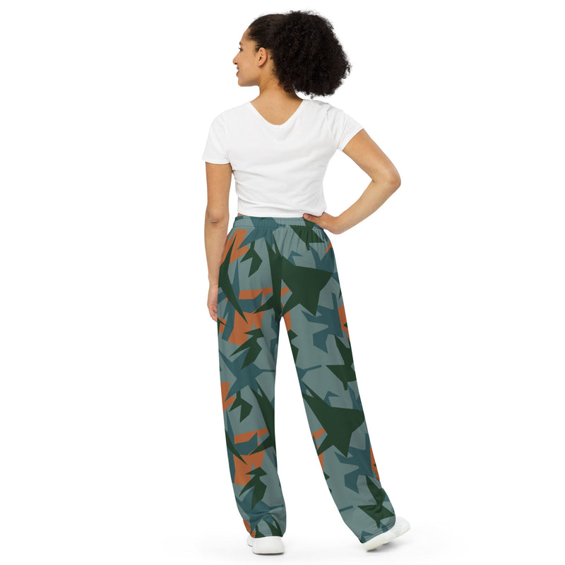 Contrast Vector CAMO Unisex Wide-Leg Leisure Pants - Pant