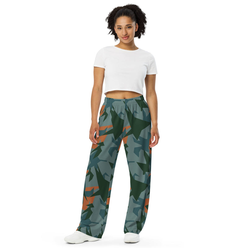 Contrast Vector CAMO Unisex Wide-Leg Leisure Pants - Pant