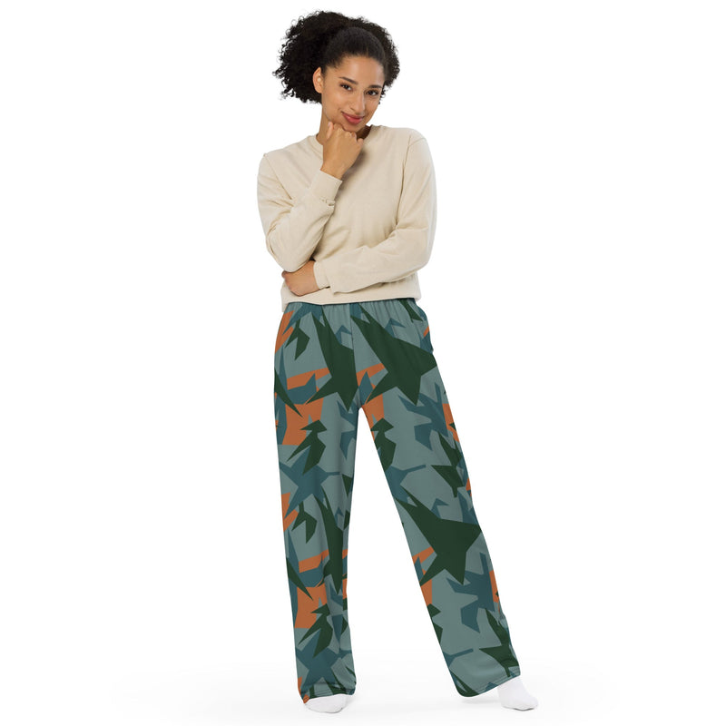 Contrast Vector CAMO Unisex Wide-Leg Leisure Pants - Pant