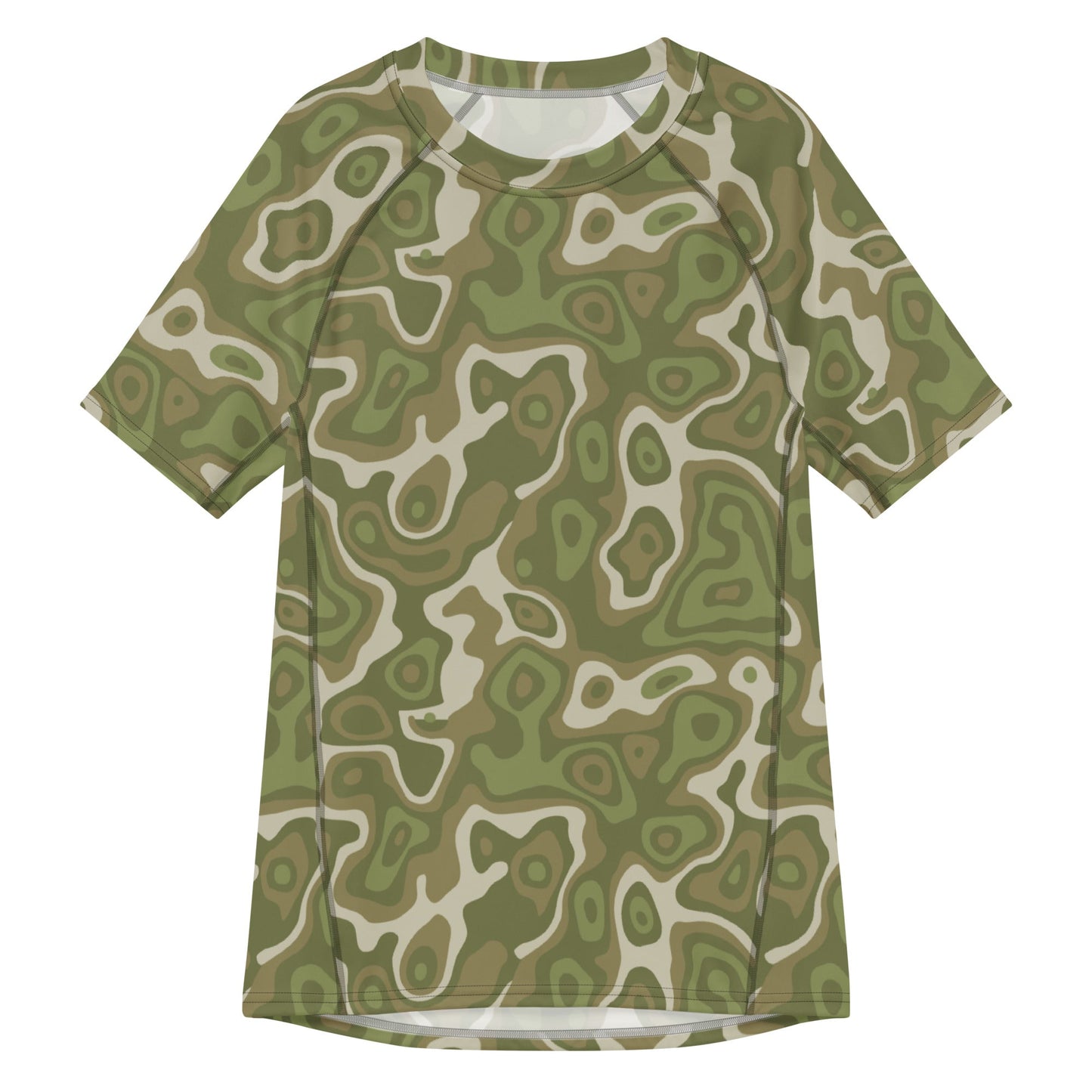 Topo Sage Ridge CAMO Mens Short-Sleeve Rash Guard - 2XS