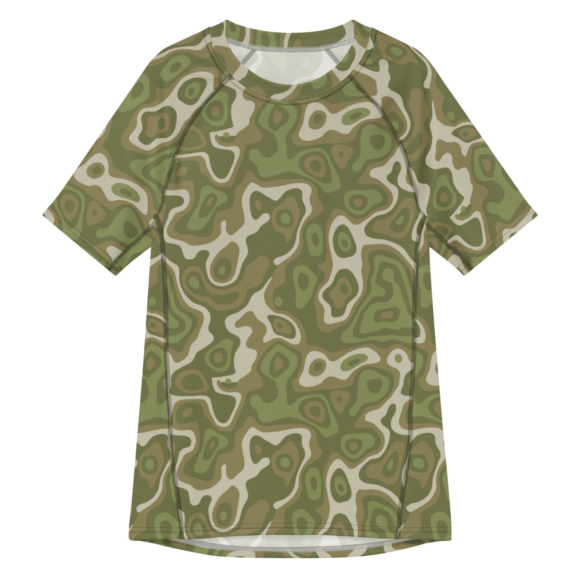 Topo Sage Ridge CAMO Mens Short-Sleeve Rash Guard - 2XS