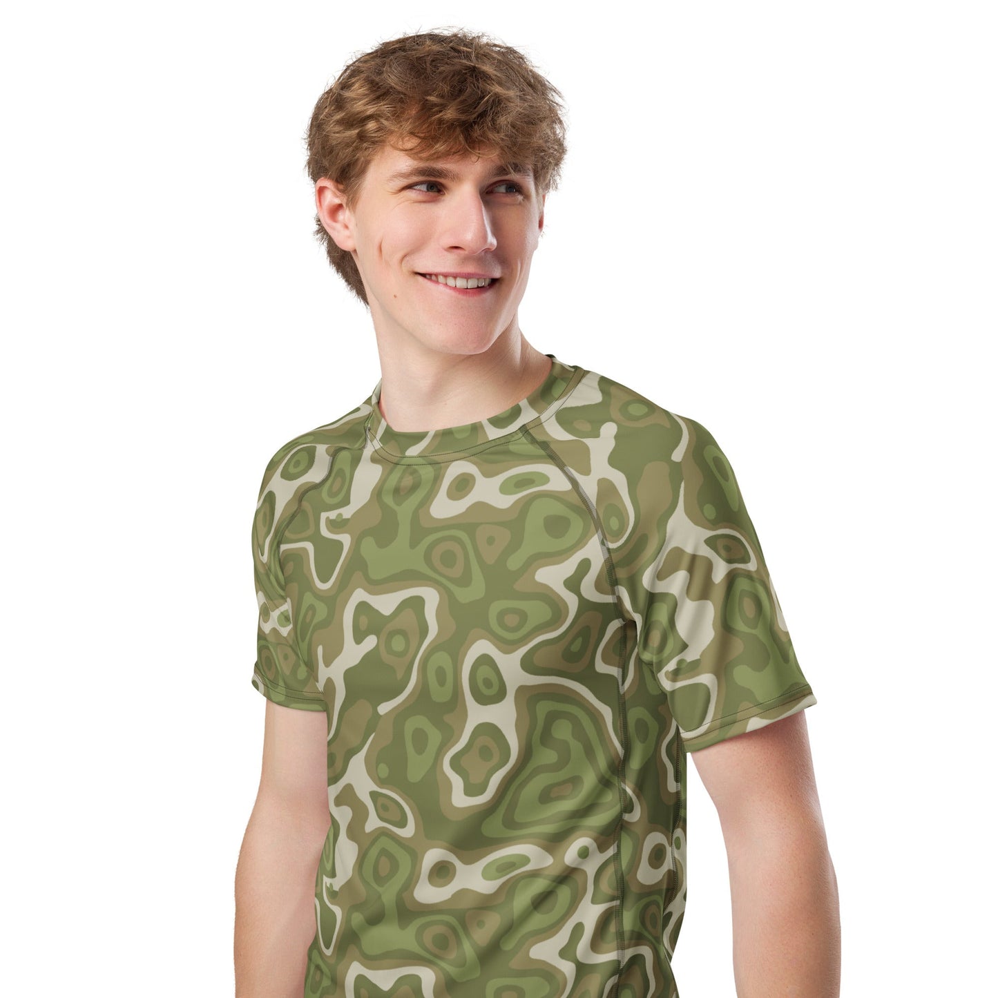 Topo Sage Ridge CAMO Mens Short-Sleeve Rash Guard