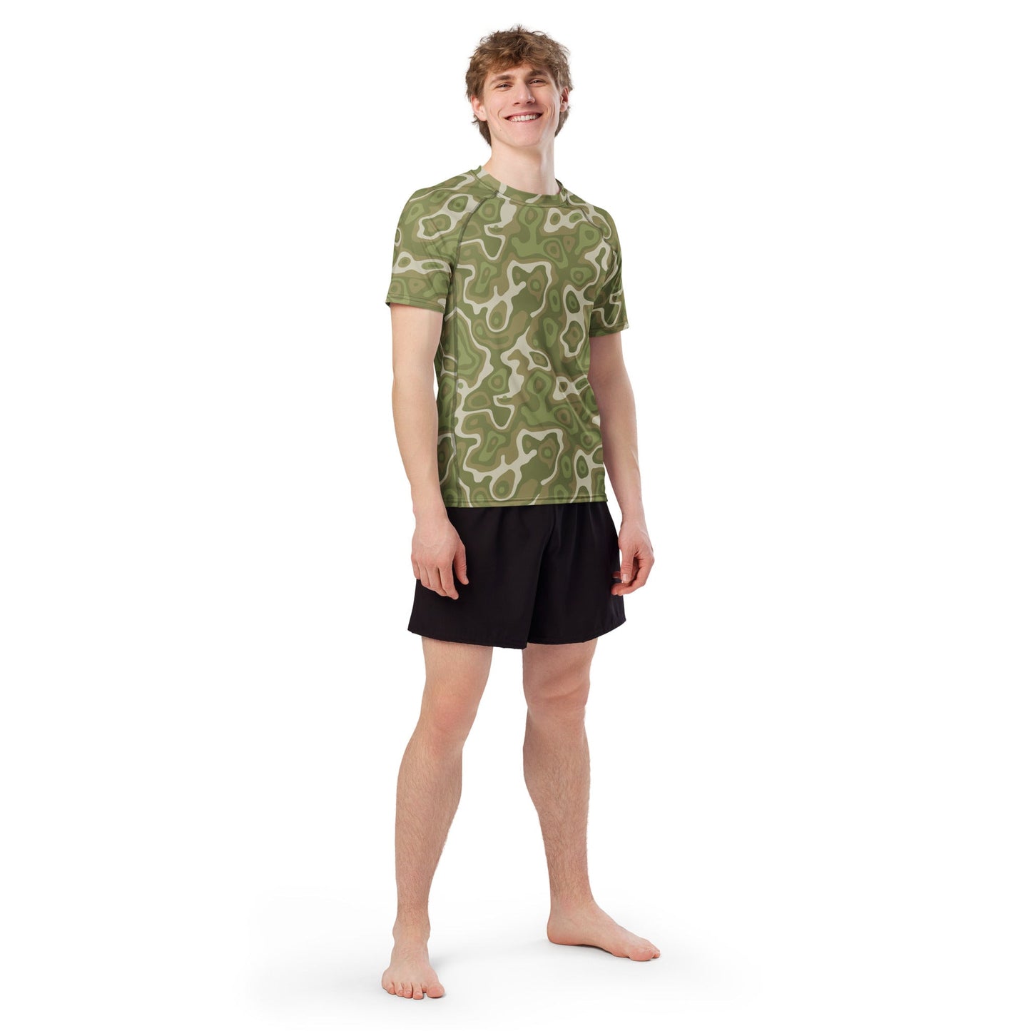 Topo Sage Ridge CAMO Mens Short-Sleeve Rash Guard