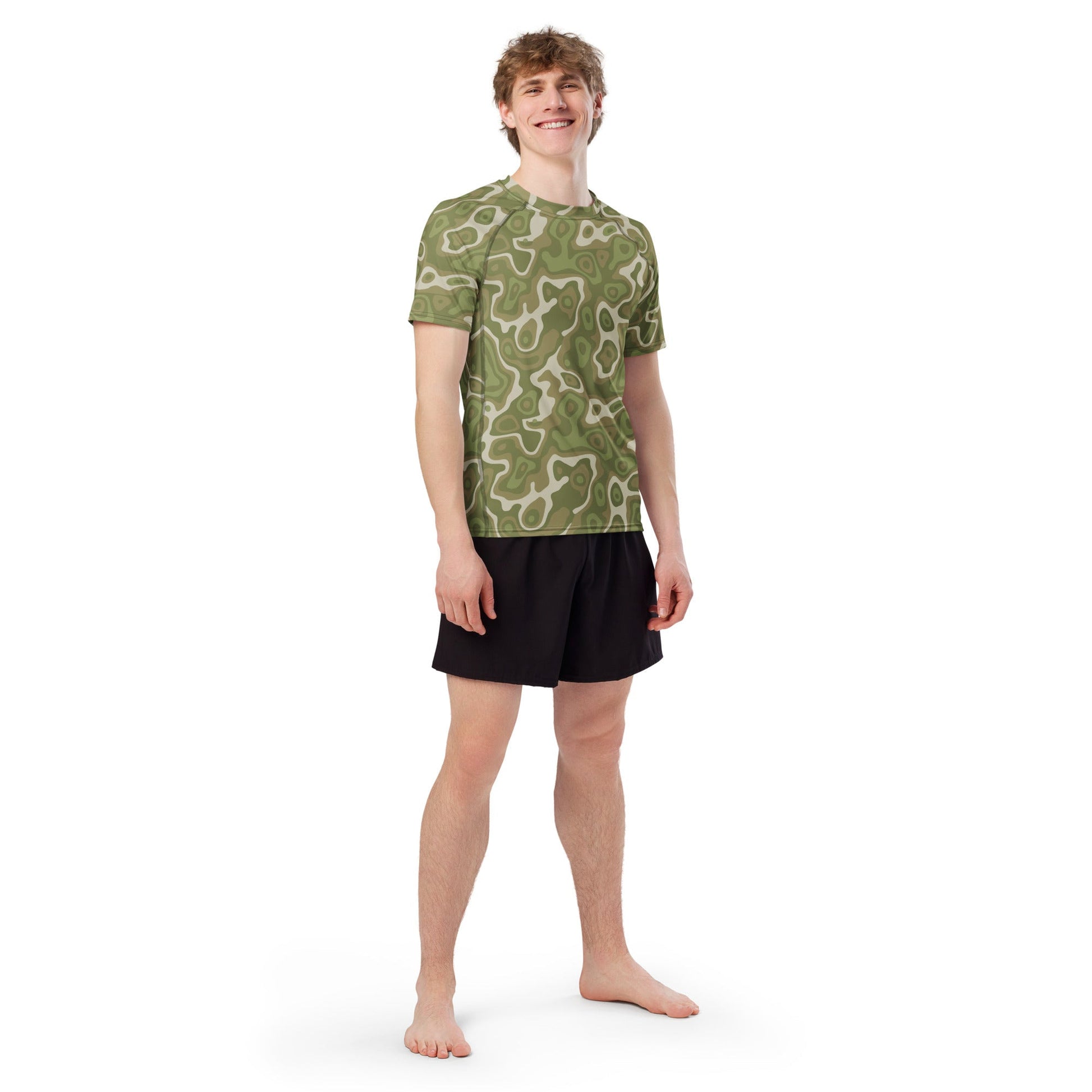 Topo Sage Ridge CAMO Mens Short-Sleeve Rash Guard