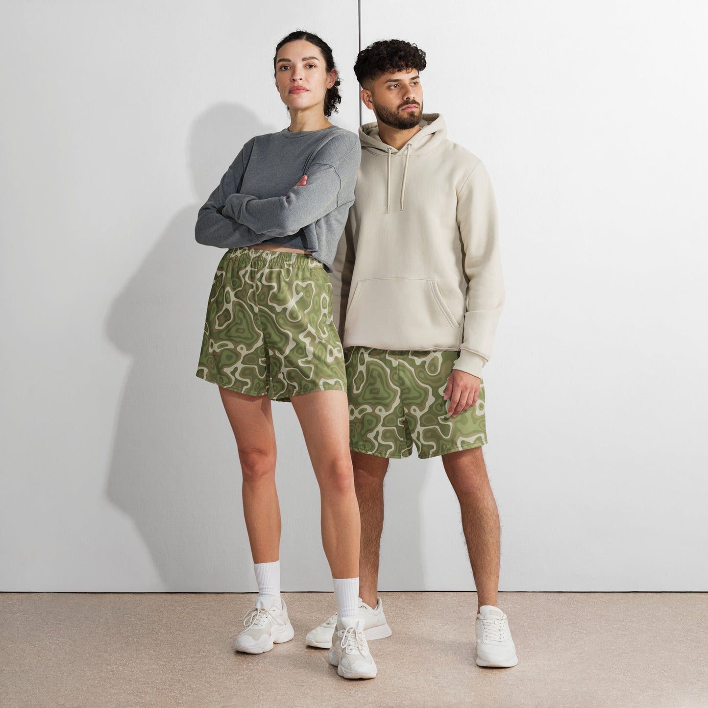 Topo Sage Ridge CAMO Unisex Athletic Long Shorts