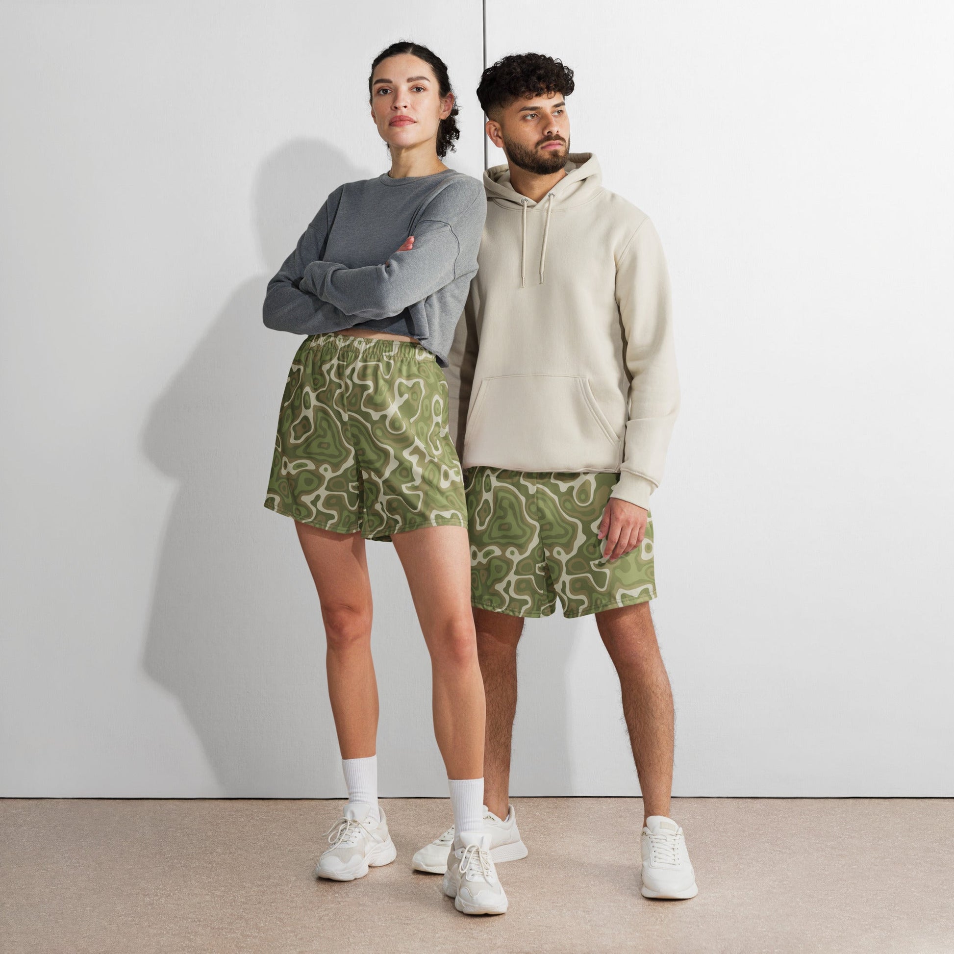 Topo Sage Ridge CAMO Unisex Athletic Long Shorts