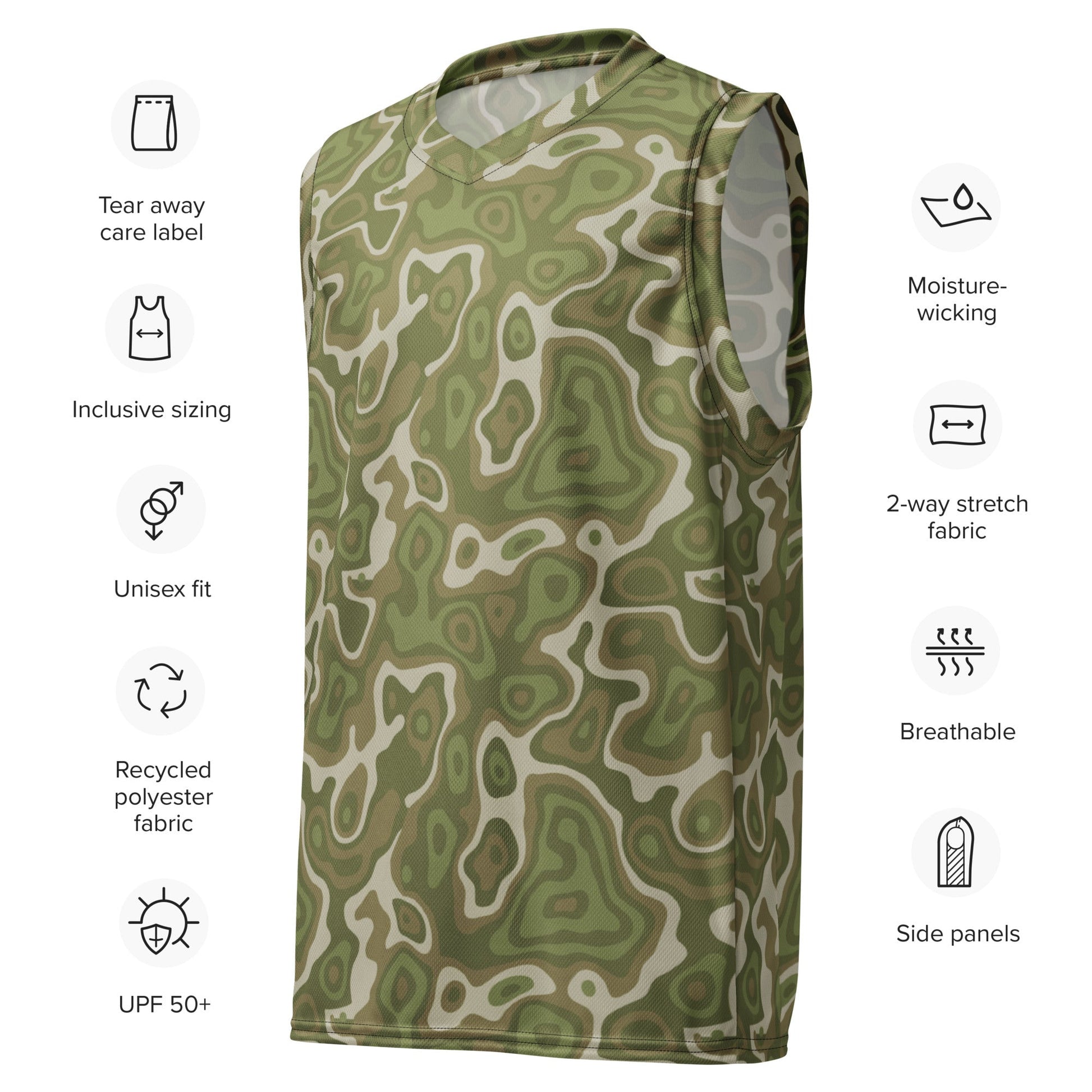 Topo Sage Ridge CAMO unisex basketball jersey - Basketball Jerseys