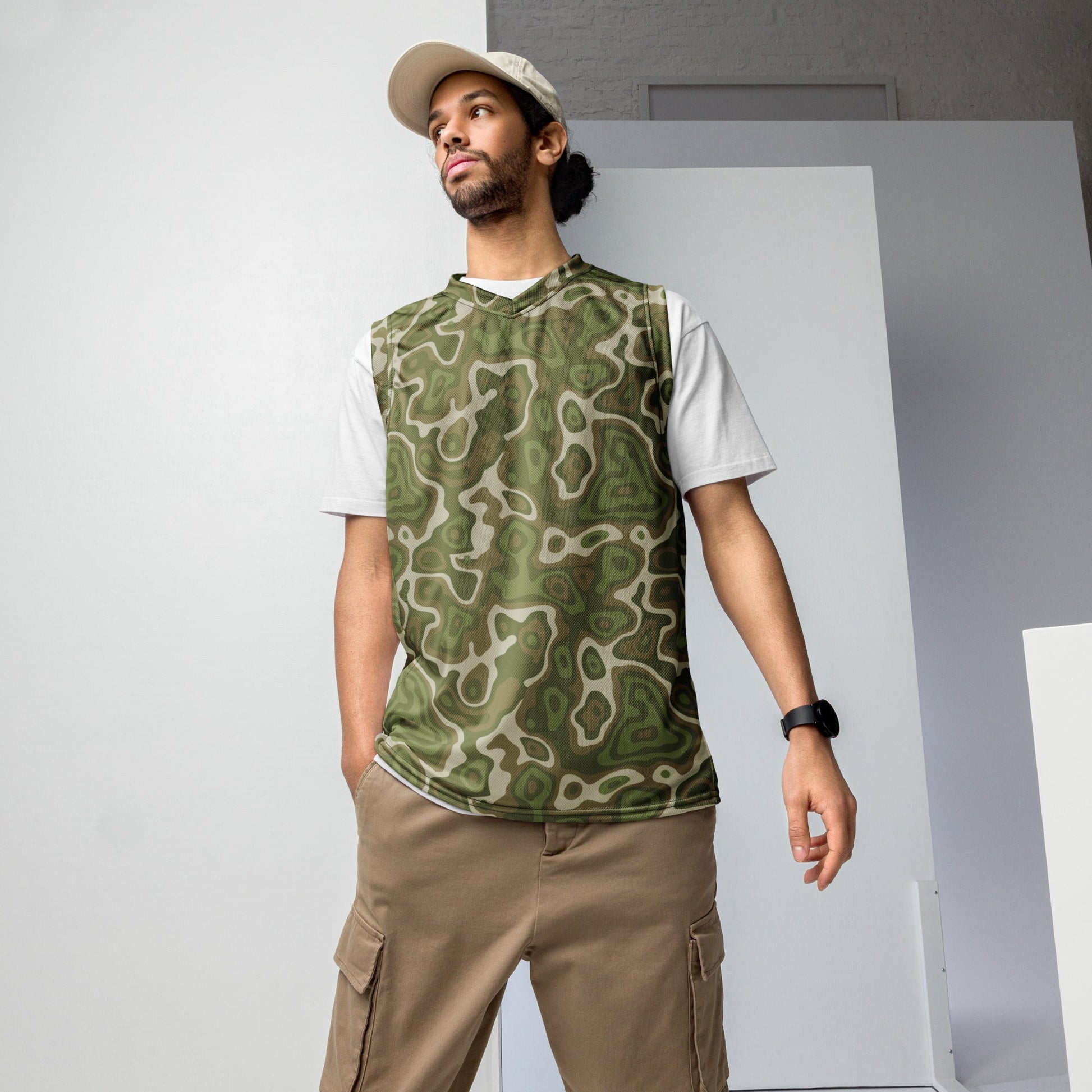 Topo Sage Ridge CAMO unisex basketball jersey - 2XS - Basketball Jerseys