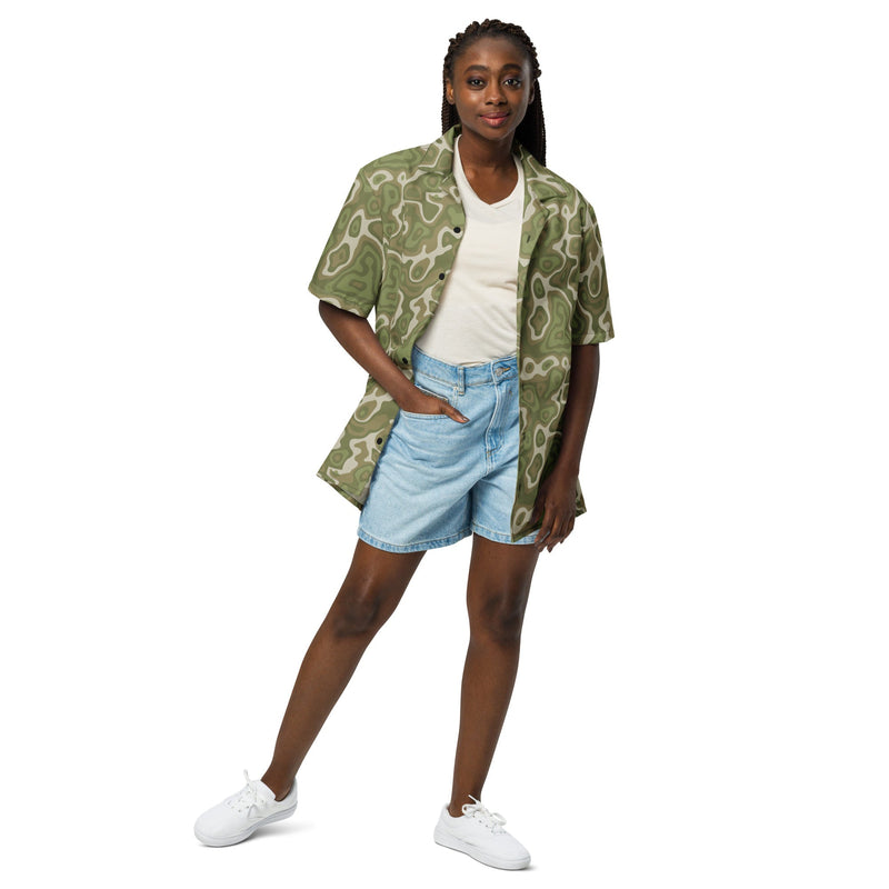 Topo Sage Ridge CAMO Unisex Short-Sleeve Button Shirt